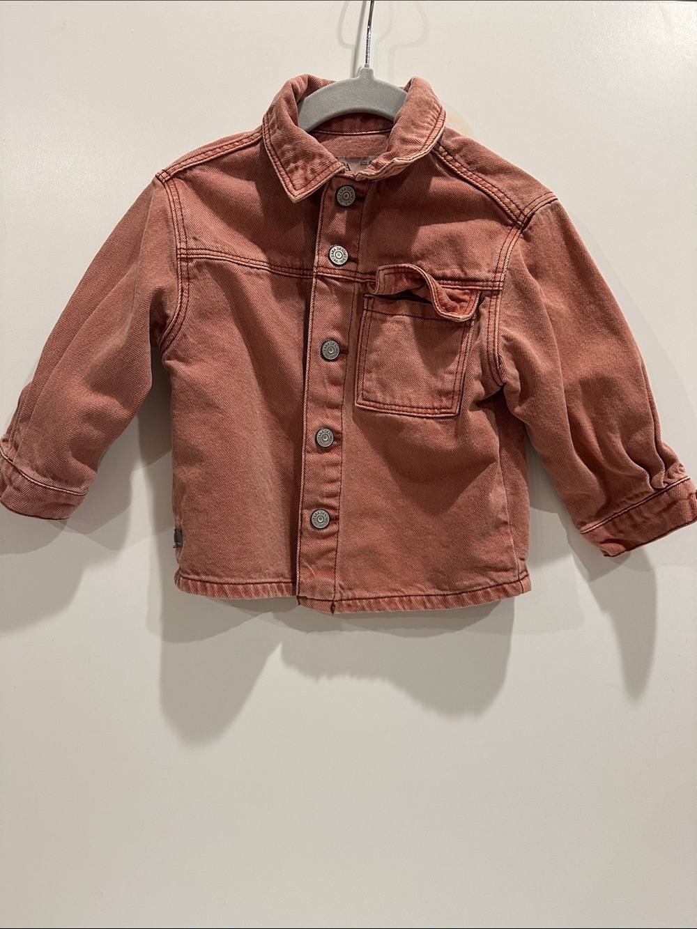 Zara Baby Rust Denim Jacket